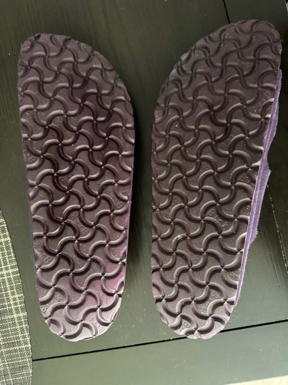 Birkenstock Purple Suede Two-Buckle Arizona 41 (10) - Picture 5 of 15